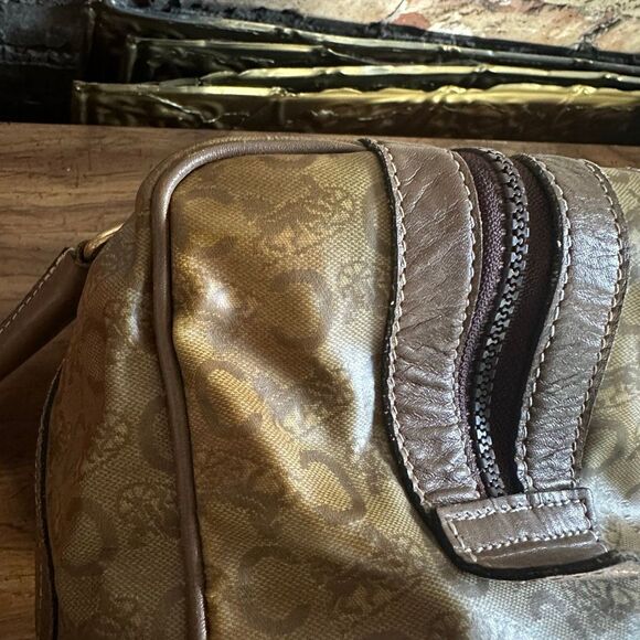 Vintage Celine Horse Carriage Monogram Coated Canvas Mini Boston Bag - Picture 11 of 16